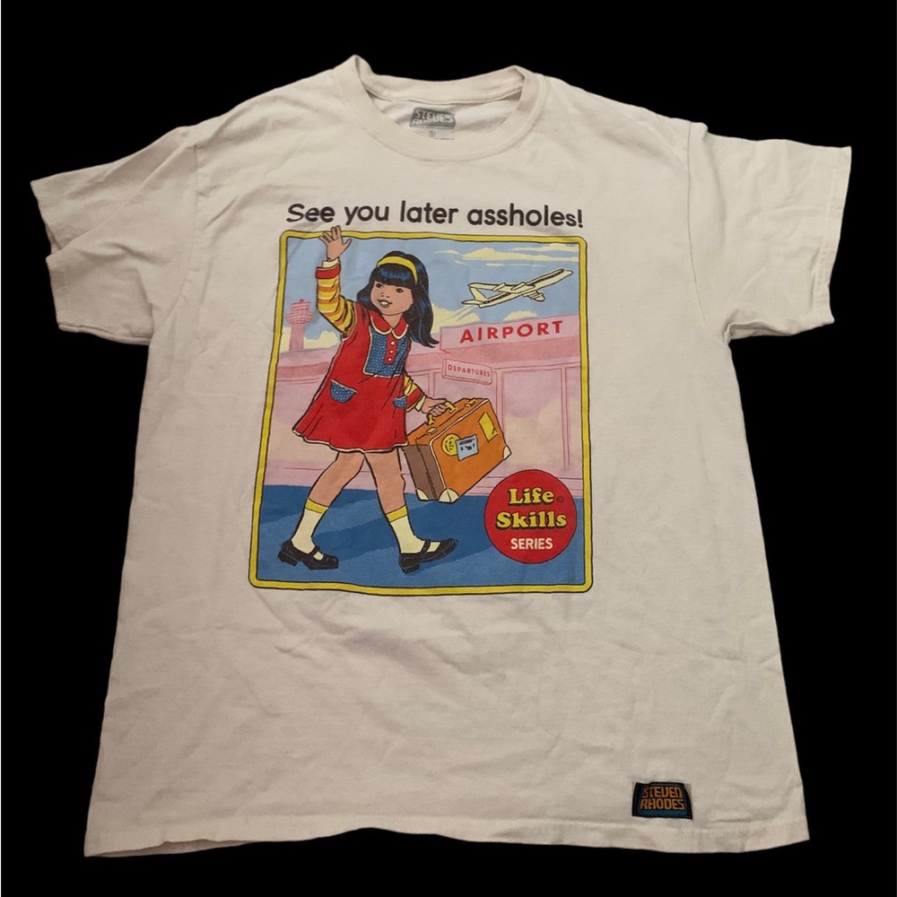 Vintage Steven Rhodes “see you later as*hole” T-shirt